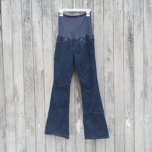 Gap 1969 Maternity Sexy Boot 25/0 Short‎ Darkwash Full Belly Panel